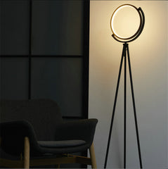 Round LED floor lamp