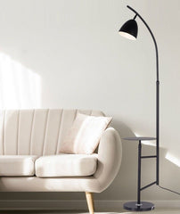 Black floor lamp