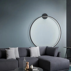 Round LED wall light