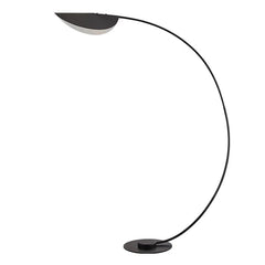 Black arch floor lamp
