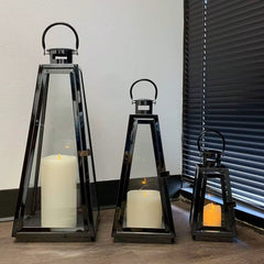 Black lantern set 3 pcs
