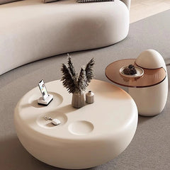 Luxury wood bamboo style coffee table