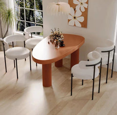 Arua boucle dining chair