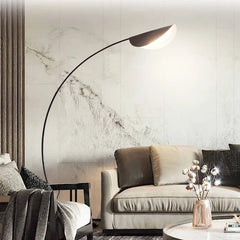 Black arch floor lamp