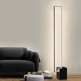 Liner rectangular LED floor lamp