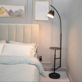 Black floor lamp