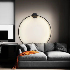 Round LED wall light