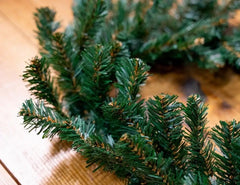 Christmas green garland decoration
