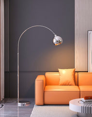 Liza silver arch floor lamp