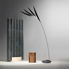 Black floor lamp