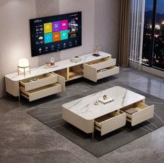 Tv stand set with center table