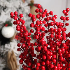 Red  cherry Christmas decor