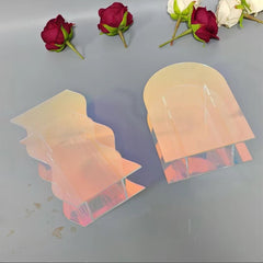 Acrylic rainbow flower vase