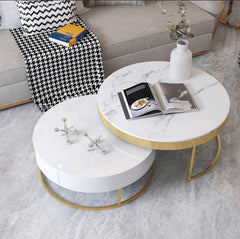 Marble coffee table