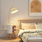 Said table with floor lamp