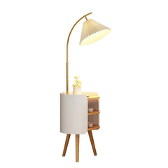 Said table with floor lamp