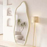 AURA irregular shape velvet mirror