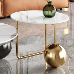 K55 luxury black and gold coffee table set