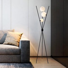 3 HEADS BLACK FLOOR LAMP