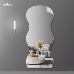 Alixa irregular shape backlight mirror