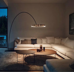 QRD مصباح أرضي كبير مقوس