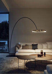 QRD مصباح أرضي كبير مقوس