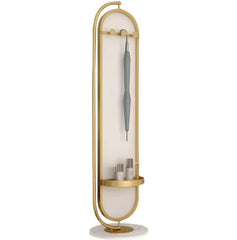 Oval mirror Floor Hunger and Rotatable Mirror