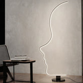 Art not only a Paint the Art Face Floor Lamp