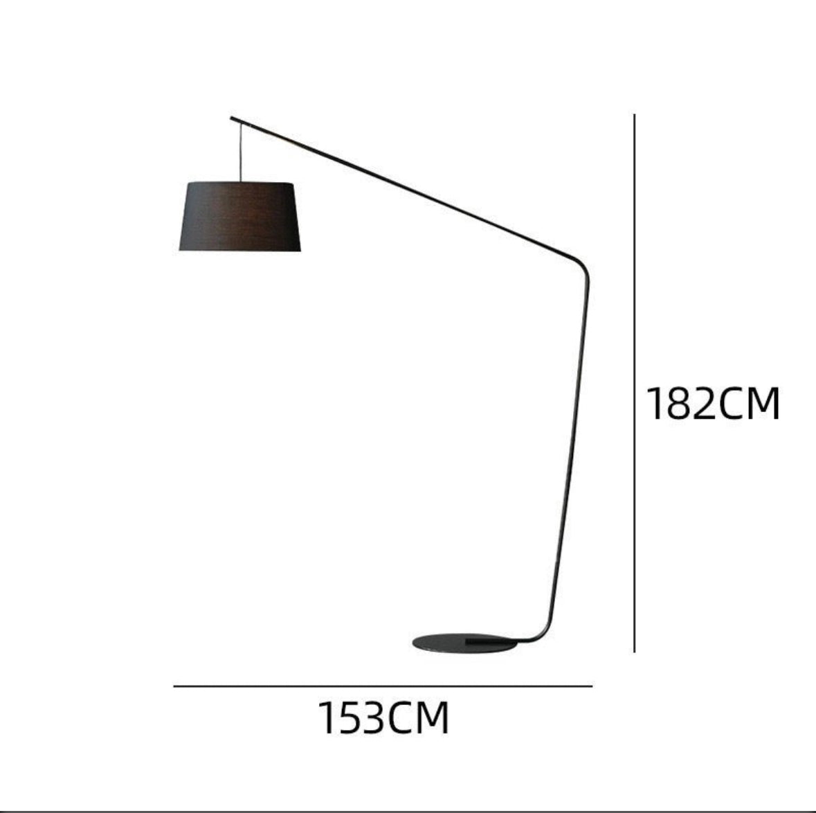 Large size floor lamp (black )