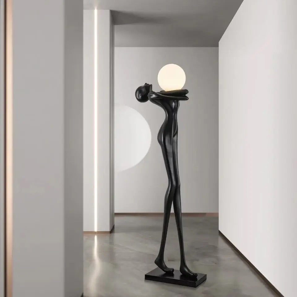 Saran floor lamp