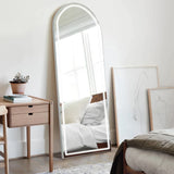 FULL Arch  Length Floor Mirror with LED Lights