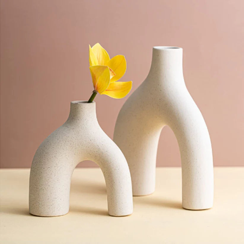 Ceramic Leg Vases (A Set of 2)
