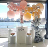 Round Cylinder Pedestal Stand set