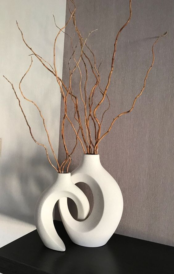 Ceramic Nordic Minimalist 2 in 1 Vase