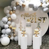 Round Cylinder Pedestal Stand set