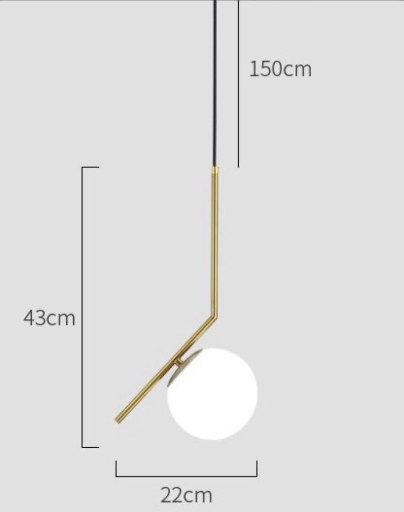 Single pendant ceiling light