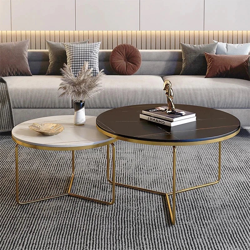 Gold coffee hot sale table set