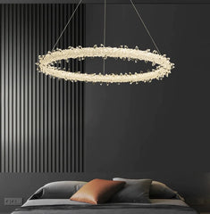 AXMA crystal LED ring ceiling