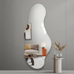 Wall Mirror Irregular Shape Frameless