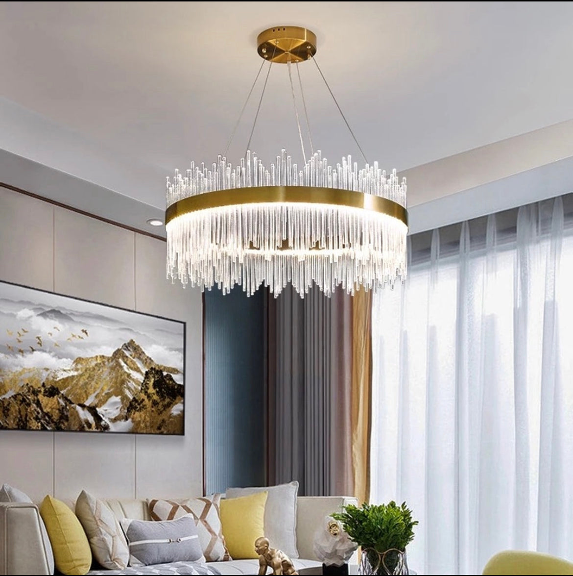 Crystal Chandelier with Led Light