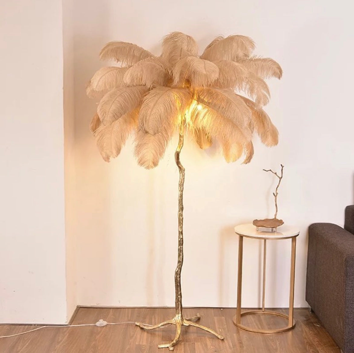 Feather Floor Lamp