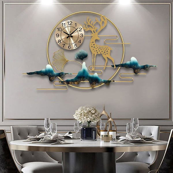 Pastoral Style Modern Wall Clock