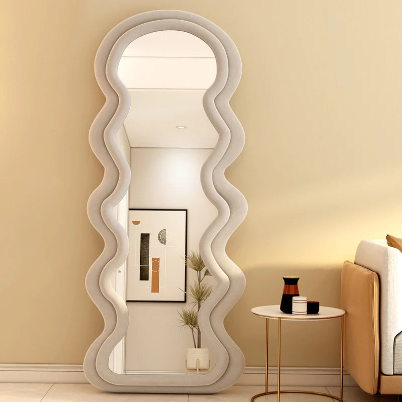 Wave luxury full length floor Mirror