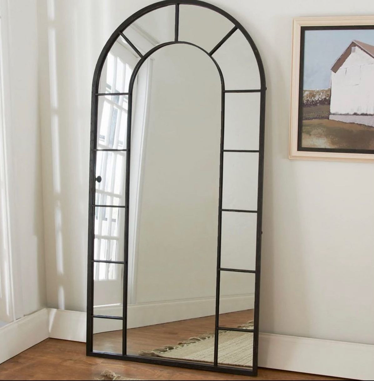 Window Arch Mirror black.