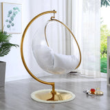acrylic transparent bubble swing chair