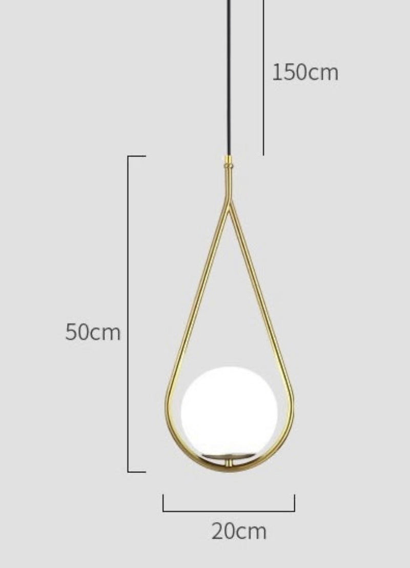 Single pendant ceiling light