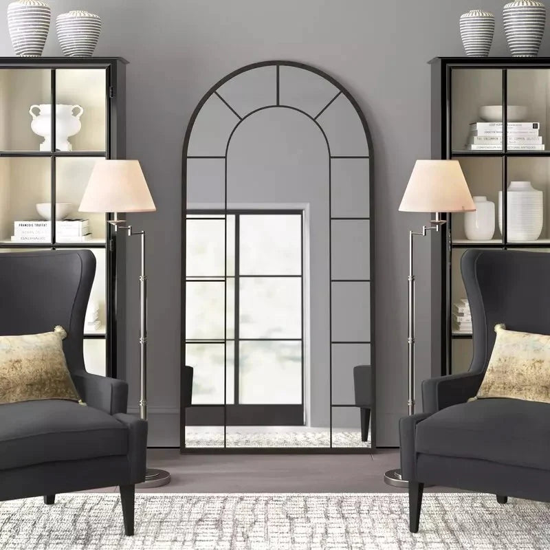 Window Arch Mirror black.