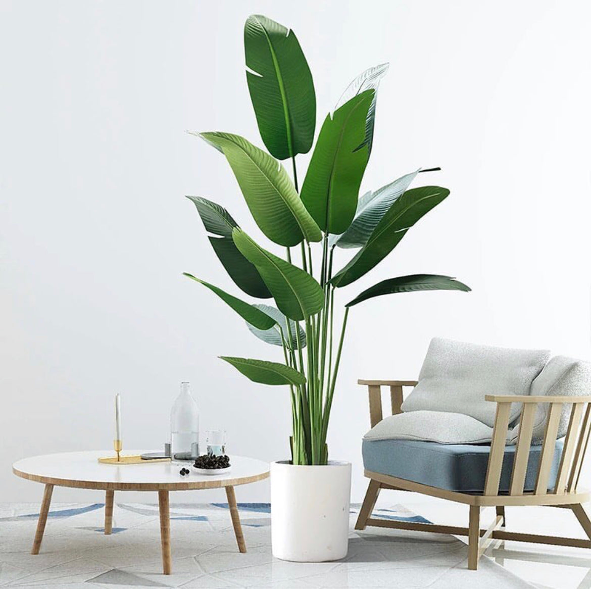 Artificial Banana Plant for Home Decoration and Office Decoration size 180 cm