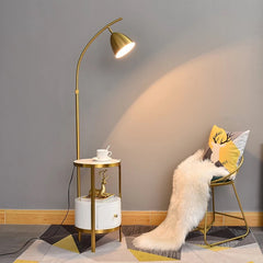 Lovely Floor Lamp with side Table.