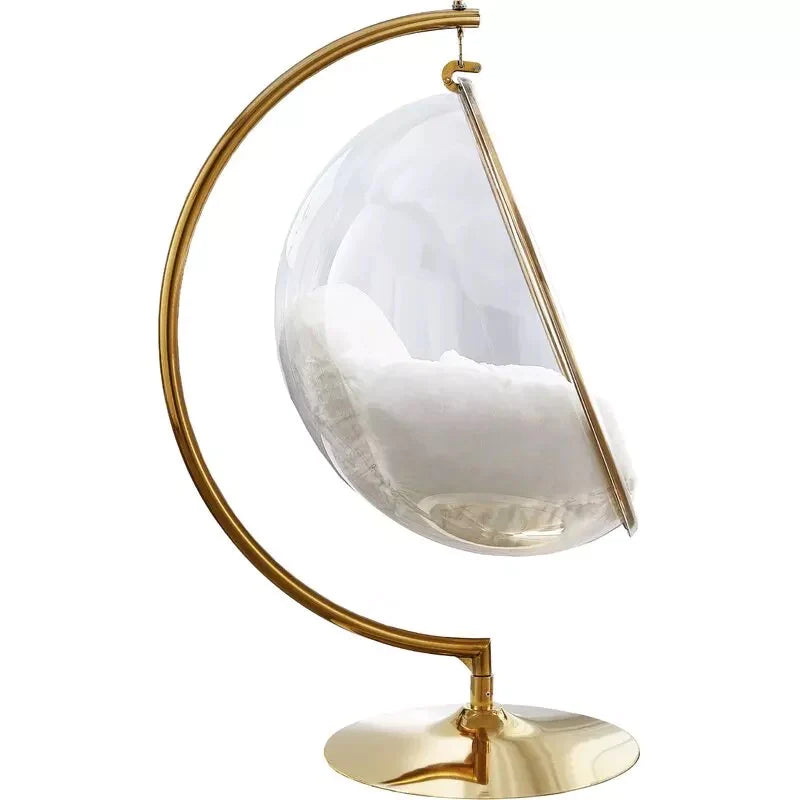 acrylic transparent bubble swing chair